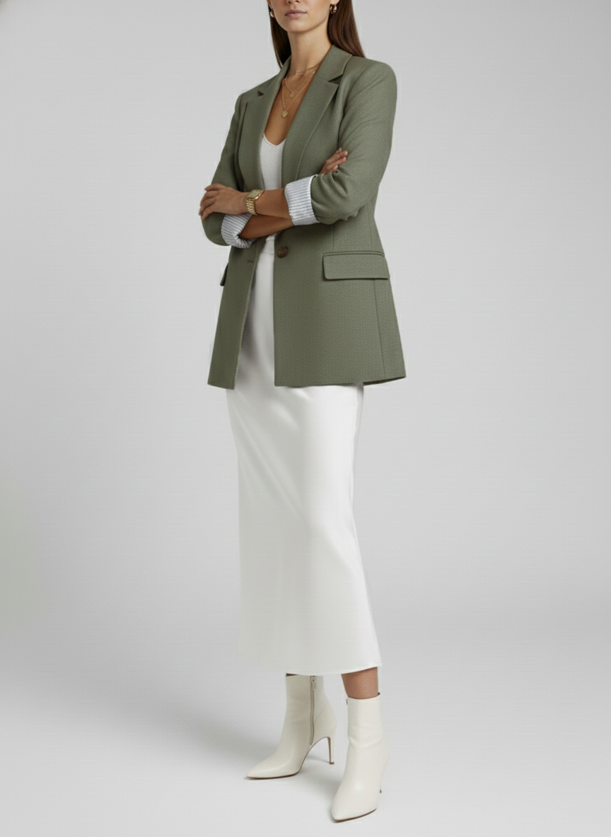 Veste blazer Vert kaki