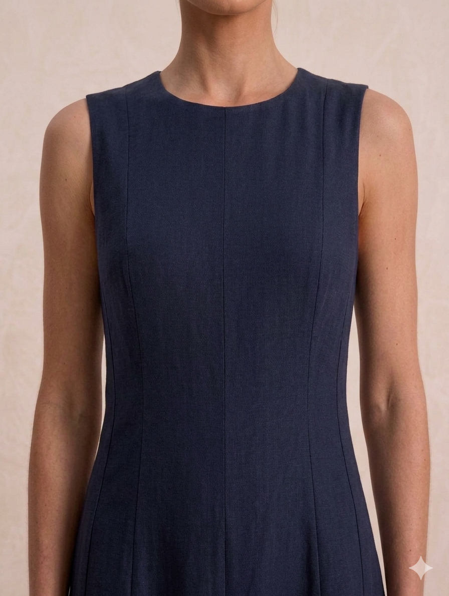 Ensemble 2 pièces Robe et Veste en Bleu