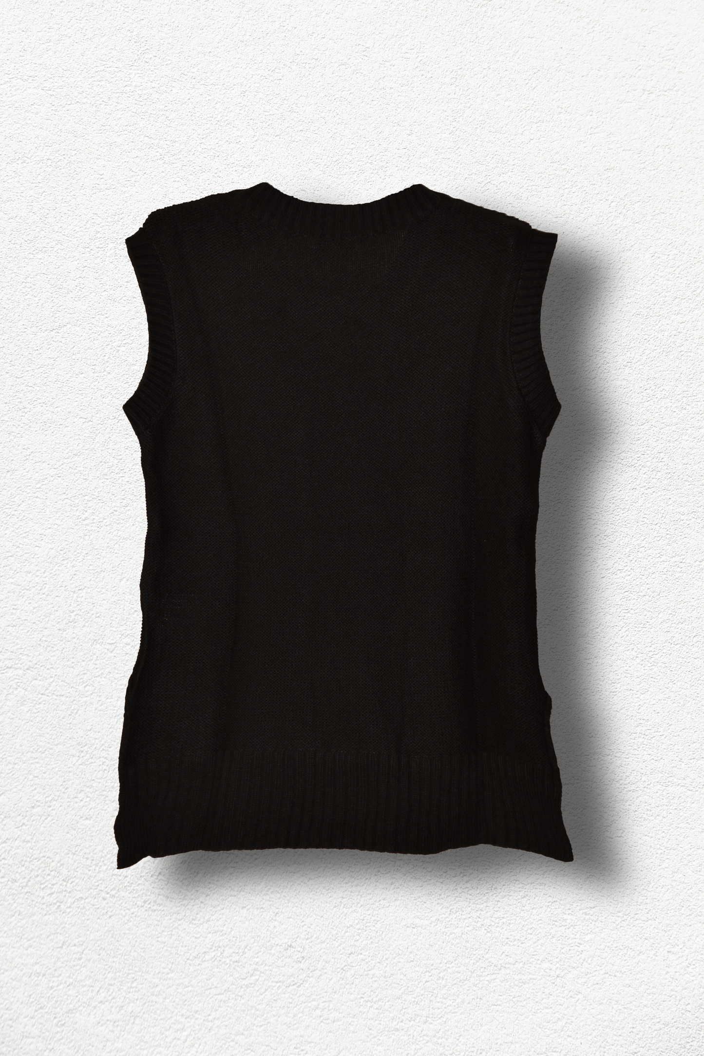 Gilet en tricot noir