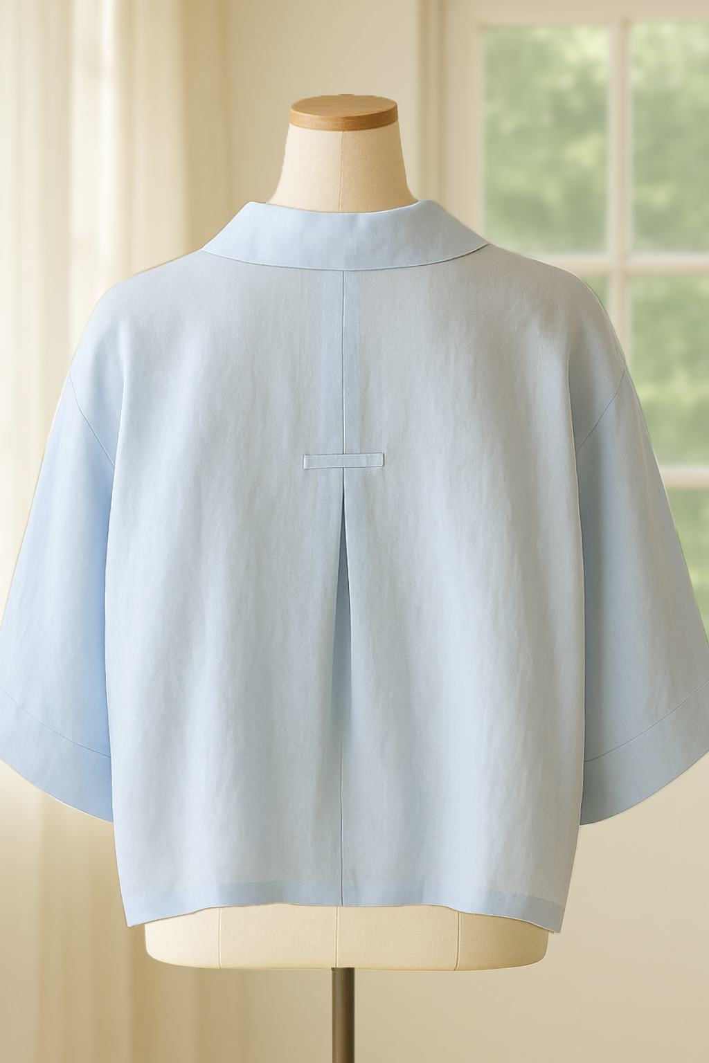 Chemise Bleu Clair Manches Tombantes (Oversize)