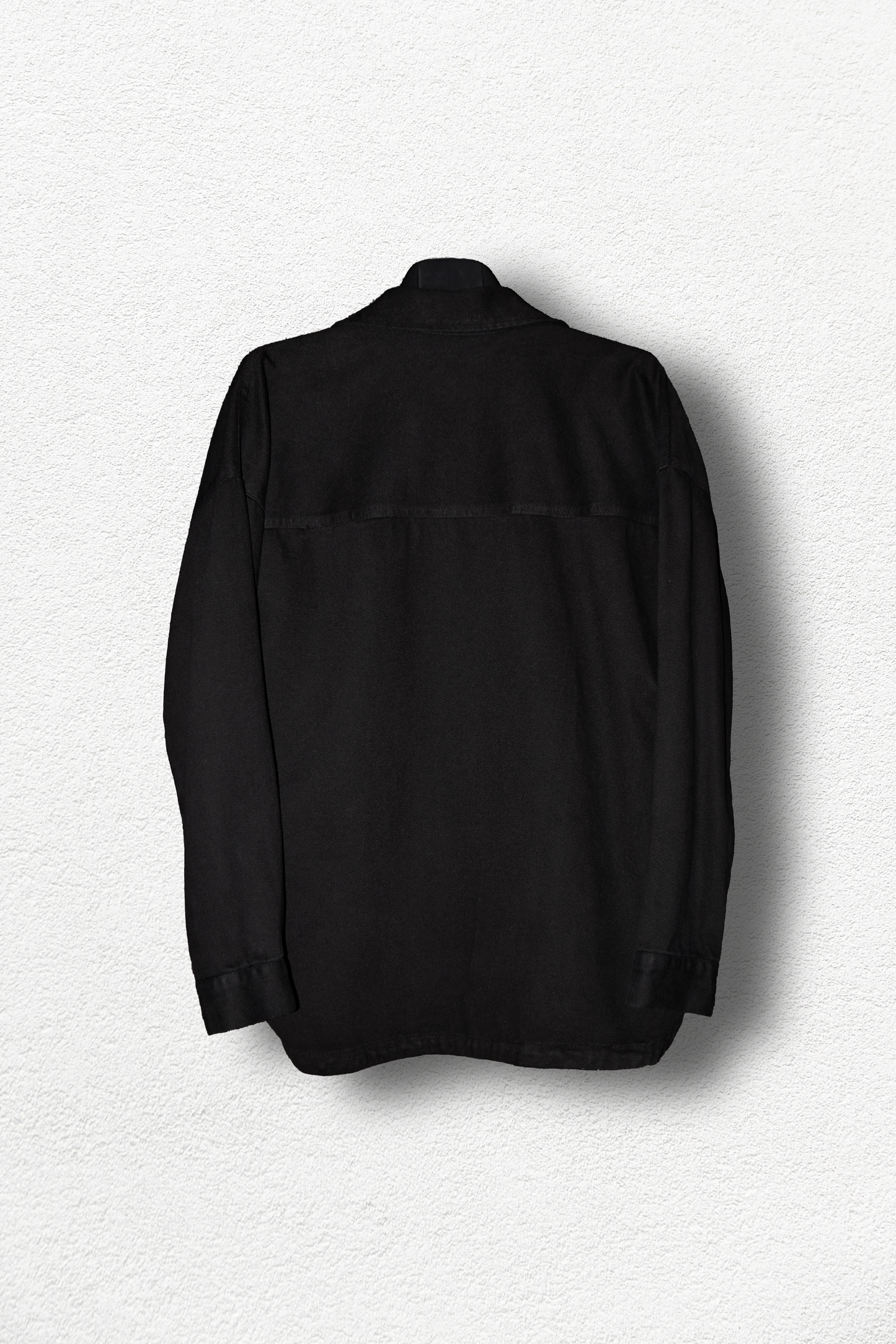 Veste en denim Noir Over size