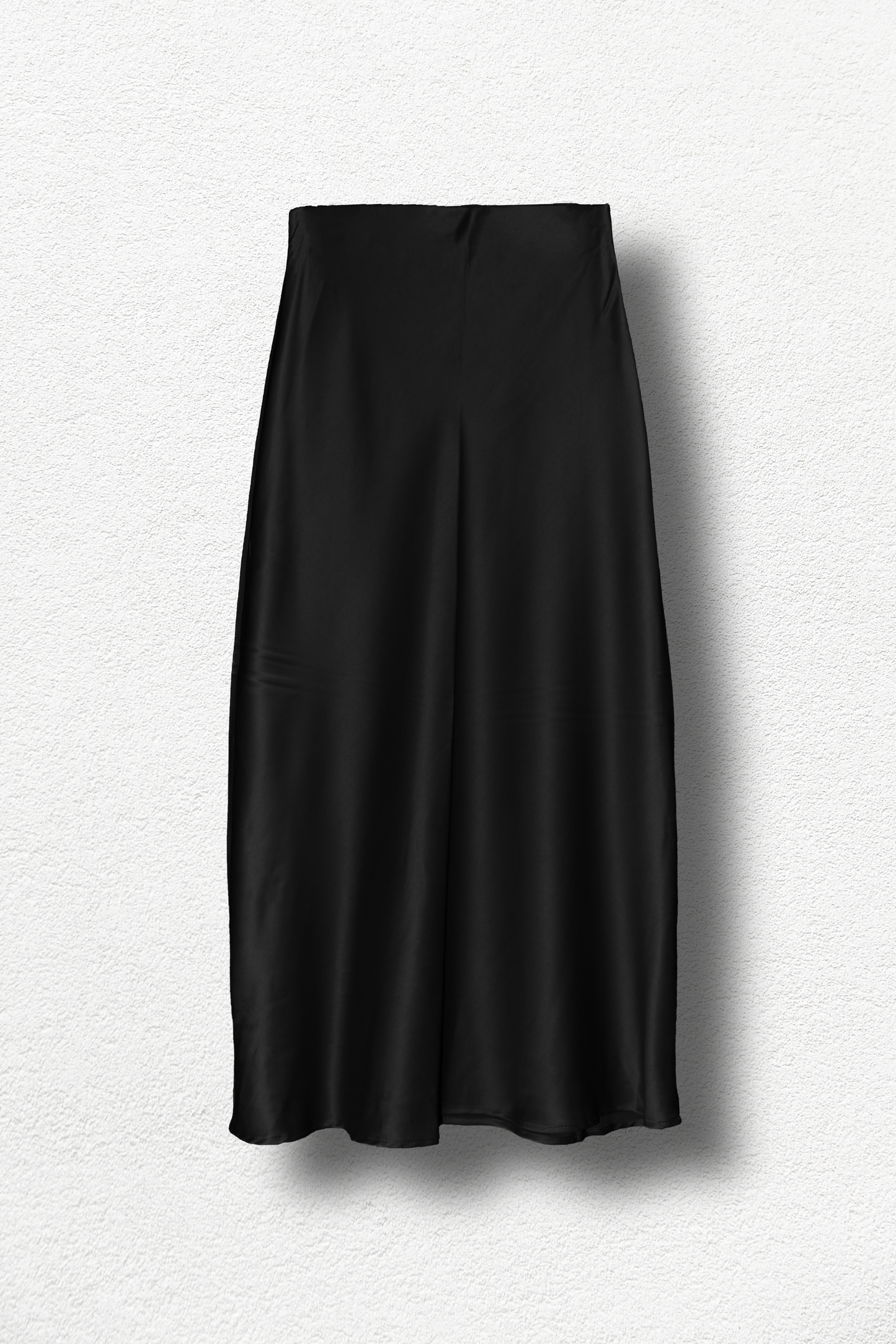 Jupe Longue Satin Noir