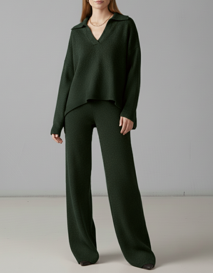 Ensemble en laine 2 pièces Vert