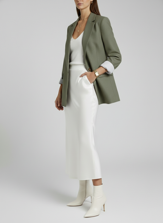 Veste blazer Vert kaki
