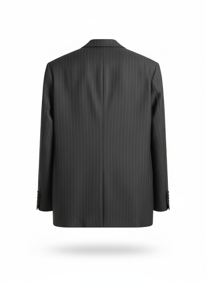 Blazer Veste Noir Rayée