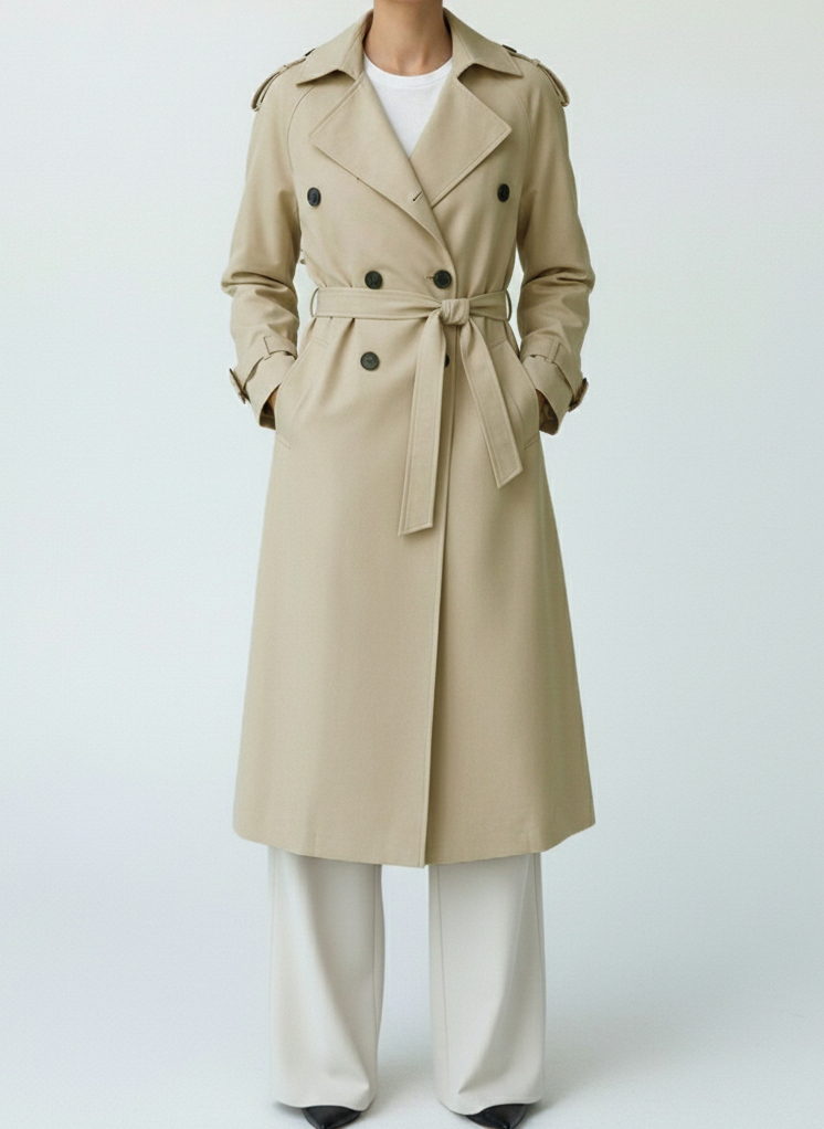 Manteau Trench Beige