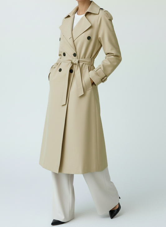 Manteau Trench Beige