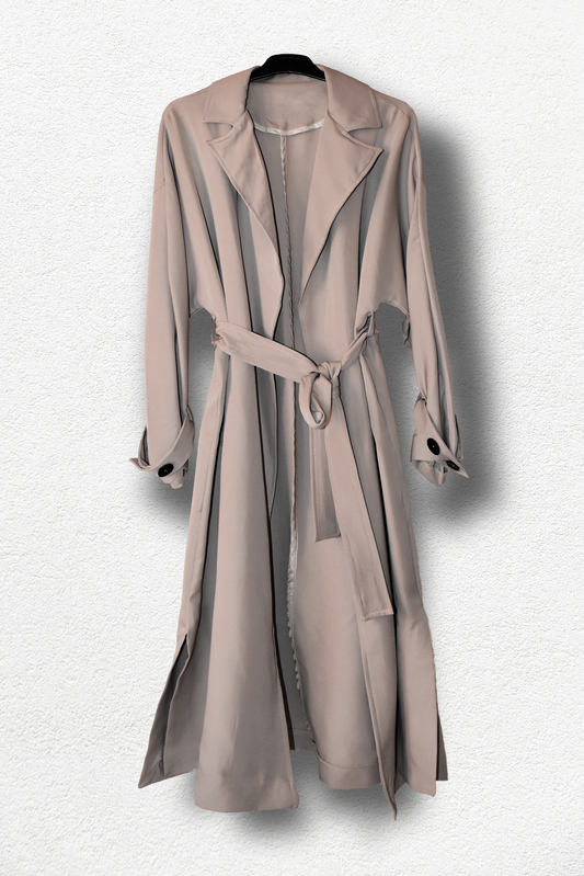 Manteau trench beige