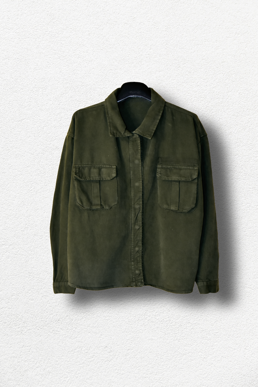 Veste vert militaire Over-size