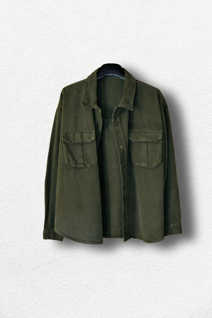 Veste vert militaire Over-size