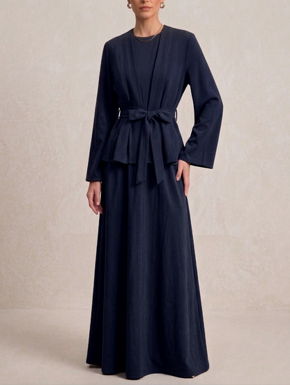 Ensemble 2 pièces Robe et Veste en Bleu