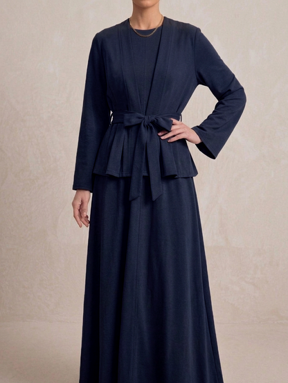 Ensemble 2 pièces Robe et Veste en Bleu