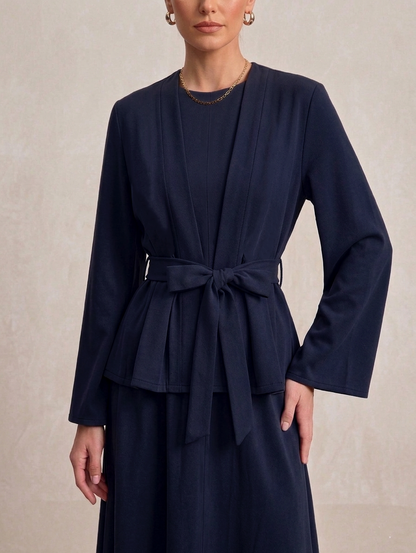 Ensemble 2 pièces Robe et Veste en Bleu