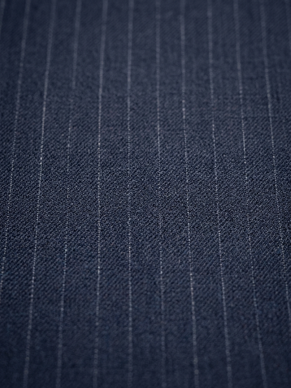 Blazer Veste Bleu foncé Rayée