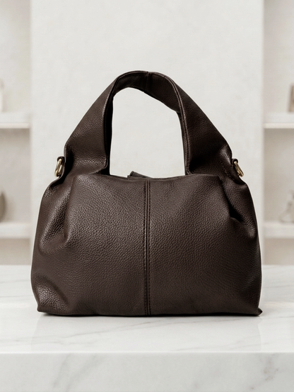 Sac à main Hobo Marron Foncé Petit
