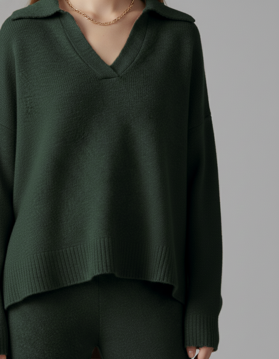 Ensemble en laine 2 pièces Vert