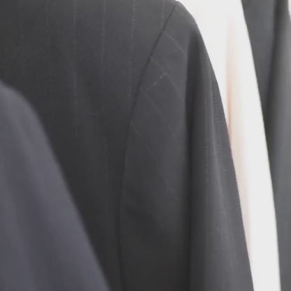 Blazer Veste Gris Rayée
